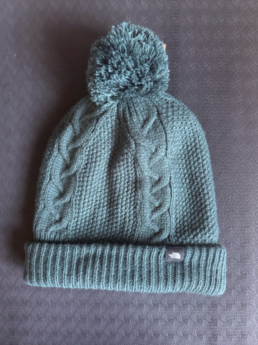 The North Face Women's Cable Minna Beanie - Dark Sage Green